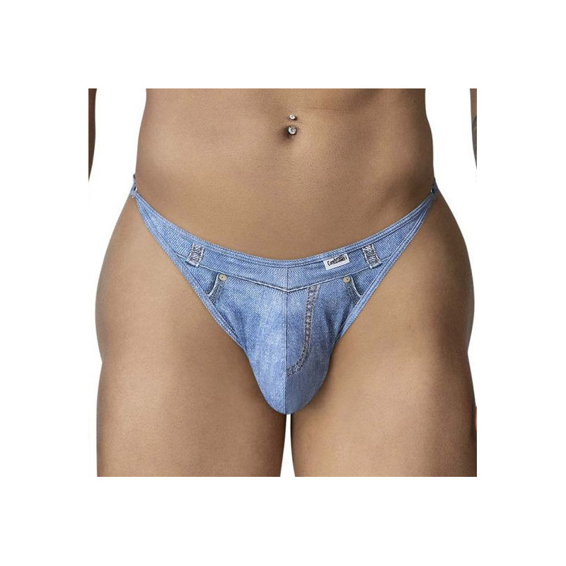 CandyMan String Cowboy Denim Bleu